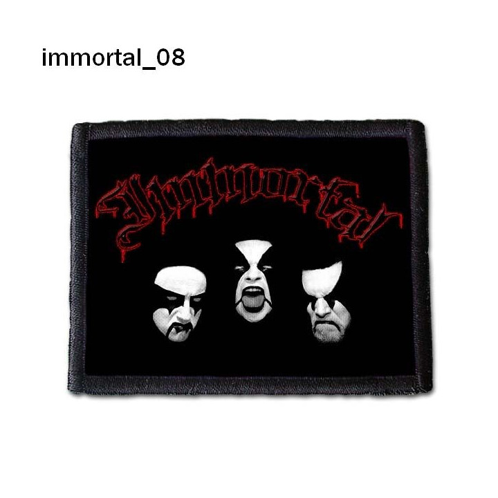 Immortal Patch Backpatch Rückenaufnäher Aufnäher Black Metal