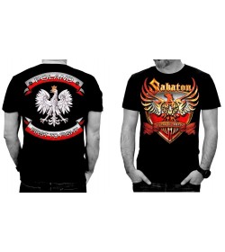 SABATON Official T-Shirt Coat Of Arms POLAND FIRST TO FIGHT Official Merchandise Sabaton