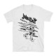 JUDAS PRIEST Firepower Drawing White Official T-Shirt