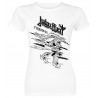 JUDAS PRIEST Firepower GIRLY WOMEN Drawing White Official T-Shirt