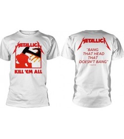 Metallica Kill 'Em All Official Original T-Shirt Classic Thrash Metal