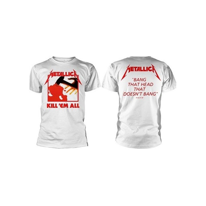 Metallica Kill 'Em All Official Original T-Shirt Classic Thrash Metal