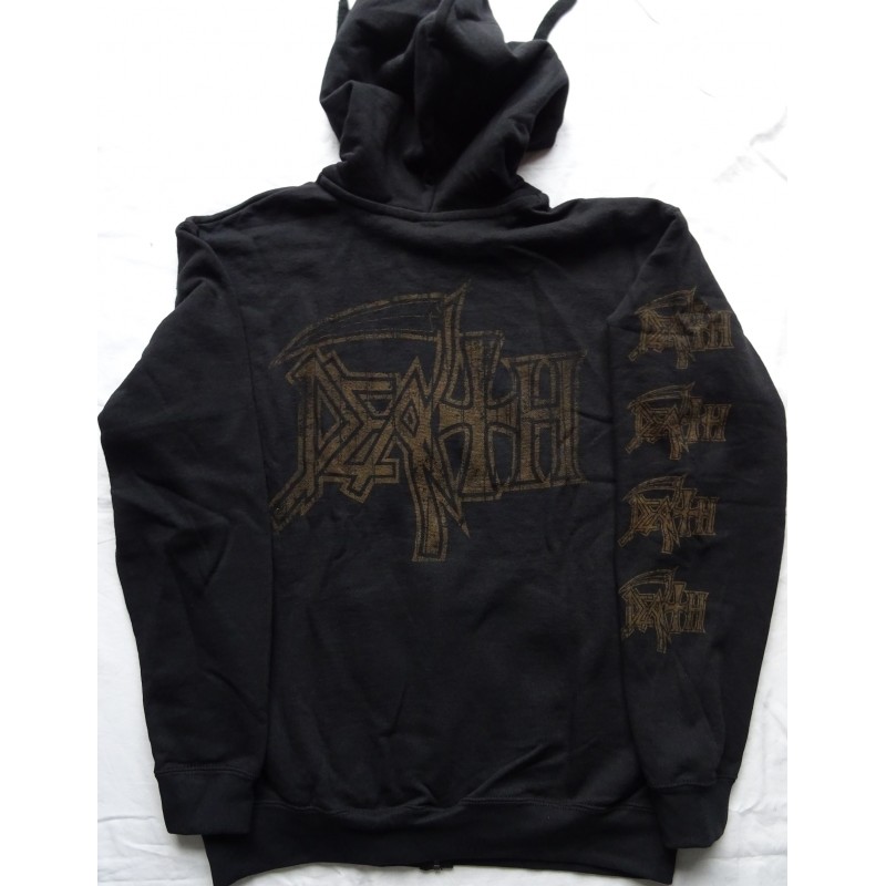 DEATH The Sound of Perseverance Official Zipper Hoodie - heavymetalshop ...