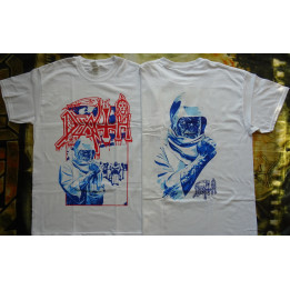 DEATH Leprosy UNIQUE VINTAGE OFFICIAL LIMITED WHITE T-SHIRT Ltd Cult LEGEND ALBUM 1988