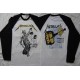 Metallica …And Justice for All Official Longsleeve T-Shirt White / Black Sleeve Classic Thrash Metal