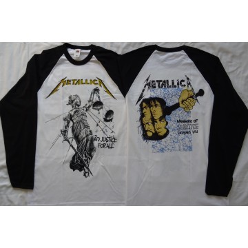 Metallica …And Justice for All Longsleeve T-Shirt Classic Thrash Metal