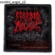 Morbid Angel Patch Backpatch Rückenaufnäher Aufnäher