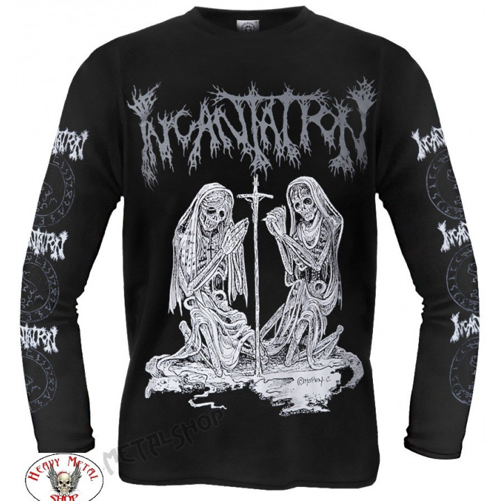 Incantation Official Deliverance of Horrific Prophecies Official LongSleeve T-Shirt Official Merchandise 25 Years Of Death Fucki