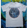 IRON MAIDEN Official Ten Circles Eddie White T-shirt Free Shipping!