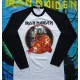 Iron Maiden The Book Of Souls Official Longsleeve T-Shirt White / Black Sleeve
