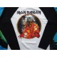 Iron Maiden The Book Of Souls Official Longsleeve T-Shirt White / Black Sleeve