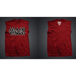 Vader Official Ascetic Line Red Tank Top/ Logo Black/ Men