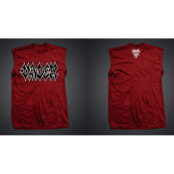 Vader Official Ascetic Line Red Tank Top/ Logo Black/ Men