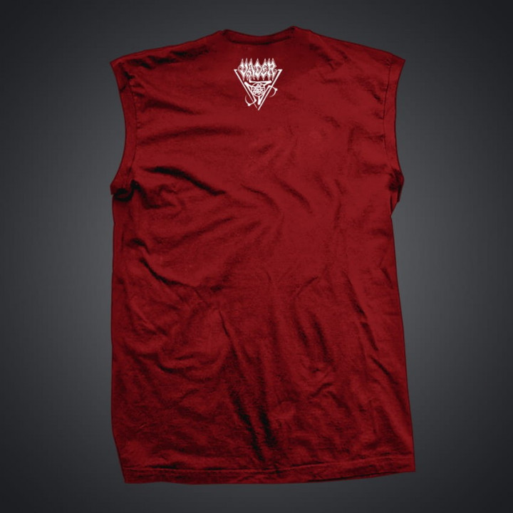 Vader Official Ascetic Line Red Tank Top/ Logo Black/ Men
