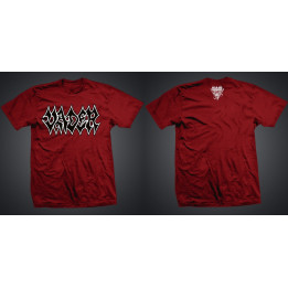 Vader Official Ascetic Line Red T-Shirt / Logo Black