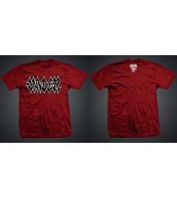 Vader Official Ascetic Line Red T-Shirt / Logo Black