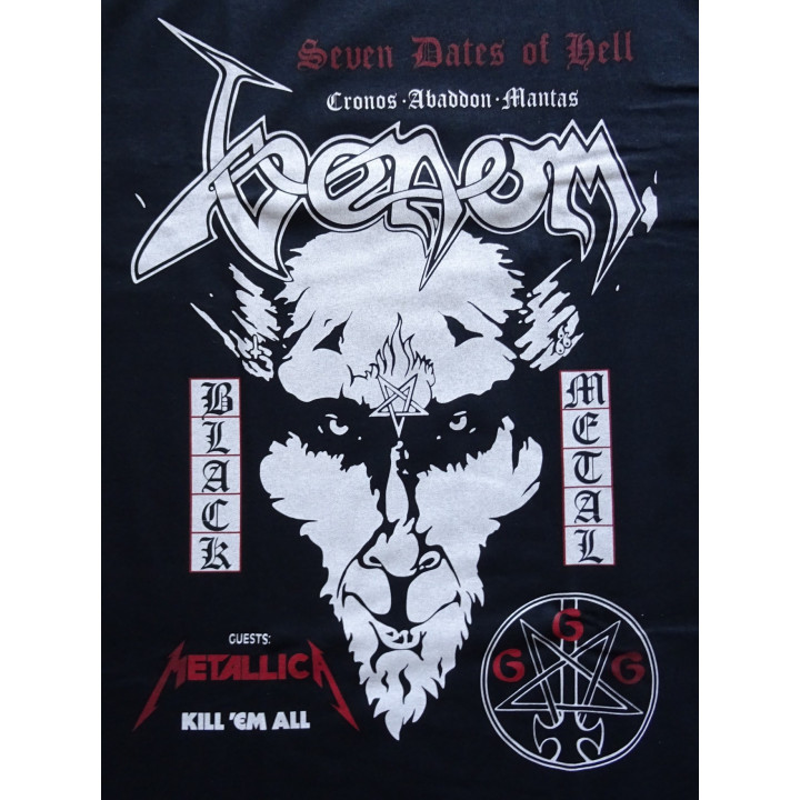 Venom Seven Dates of Hell Tour 1984 Guests Metallica Kill 'Em All