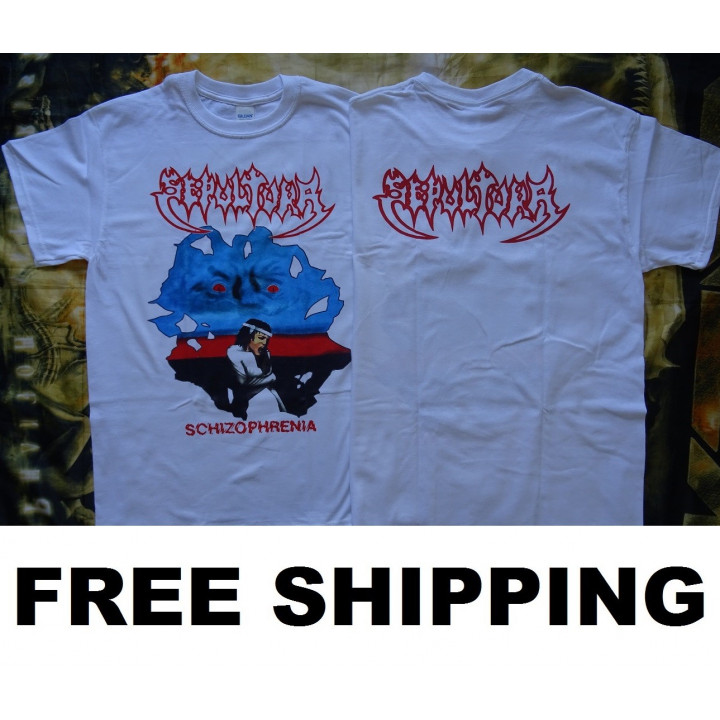 Sepultura Schizophrenia Official T-Shirt Thrash Death Metal Classic Free Shipping !
