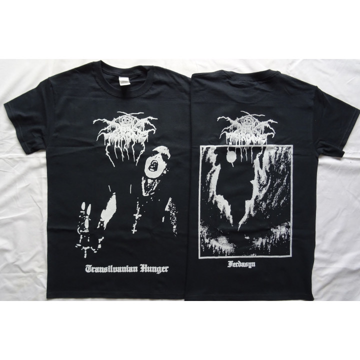 DarkThrone Transilvanian Hunger Dark Throne True Norwegian Black Metal Official T-Shirt All Size Alle Größe 