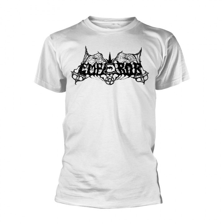 Emperor Old School Logo Official White T-Shirt Telemark Norge 1991