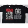 Vader Before The Age of Chaos Tour 2015 Official T-Shirt Vader Legions Since 1983