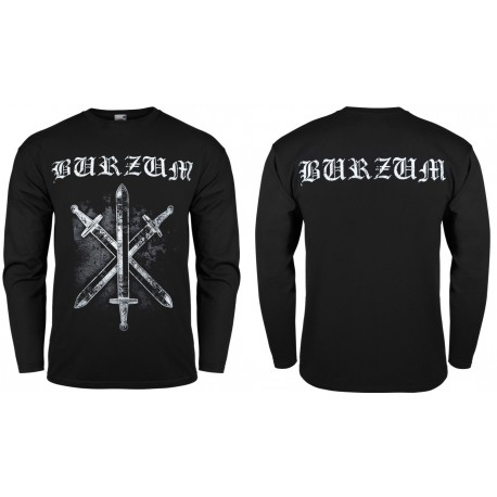 Burzum Odin&#039;s Sword Longsleeve Sword of Odin True Norwegian Black Metal Official Longsleeve All Size Alle Größe 