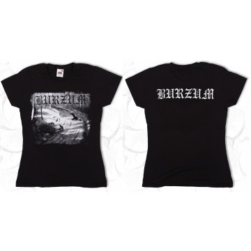 Burzum Hvis Lyset Tar Oss Official T-Shirt Girly Women Black Metal a∴a∴ Varg Vikernes Count Grishnackh