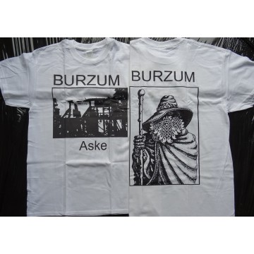 BURZUM ASKE OFFICIAL WHITE T-SHIRT