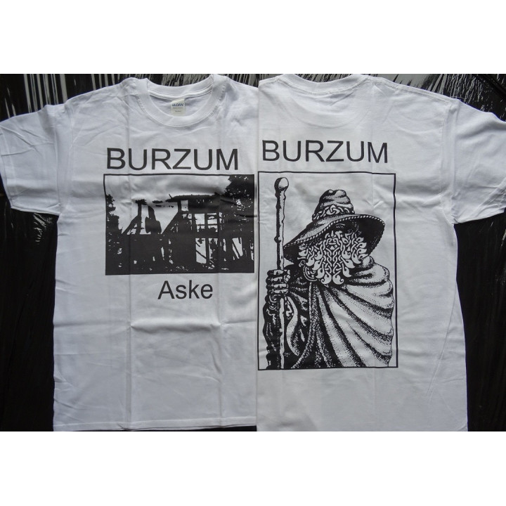 BURZUM ASKE OFFICIAL WHITE T-SHIRT
