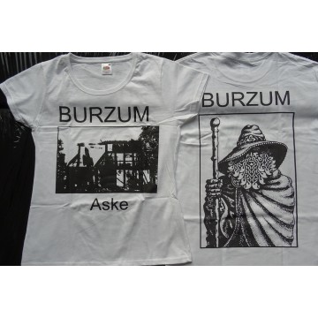BURZUM Aske Girly Women T-Shirt OFFICIAL WHITE T-SHIRT