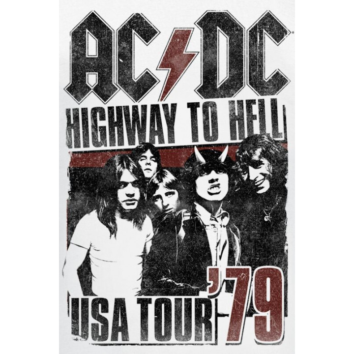 AC/DC Highway To Hell USA Tour 1979 T-Shirt Tour History 1979/80 World Tour Free Delivery ! AC/DC Power Up Tour Europe 2025