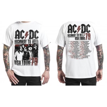 AC/DC Highway To Hell USA Tour 1979 T-Shirt Tour History 1979/80 World Tour Free Delivery ! AC/DC Power Up Tour Europe 2025