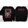 Slayer Slaytanic Wehrmacht Thrash Metal 1988 Angel of Death Regin in Blood South of Heaven Sweatshirt Without a Hood ohne Kapuze