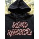 AMON AMARTH SURTUR RISING ORIGINAL OFFICIAL ZIPPER HOODIE GIRLS WOMEN 