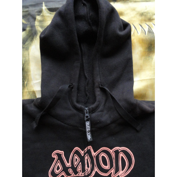 AMON AMARTH SURTUR RISING ORIGINAL OFFICIAL ZIPPER HOODIE GIRLS WOMEN 