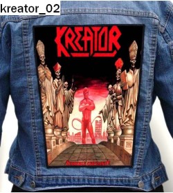 Kreator Thrash Metal Old Skull Back Patch Giant Back Patch Rückenaufnäher Aufnäher