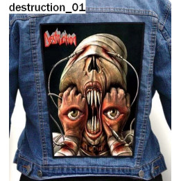 Destruction Backpatch Giant Back Patch Rückenaufnäher Aufnäher 