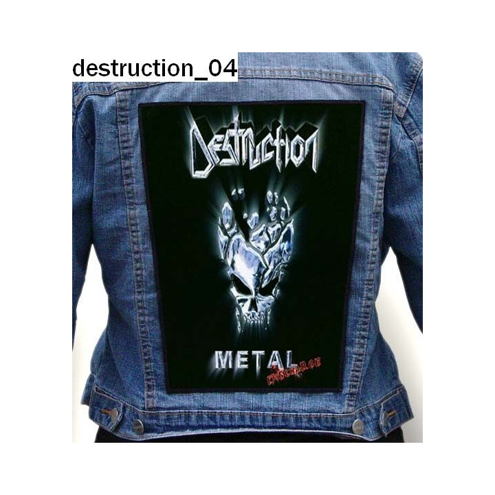 Destruction Backpatch Giant Back Patch Rückenaufnäher Aufnäher 