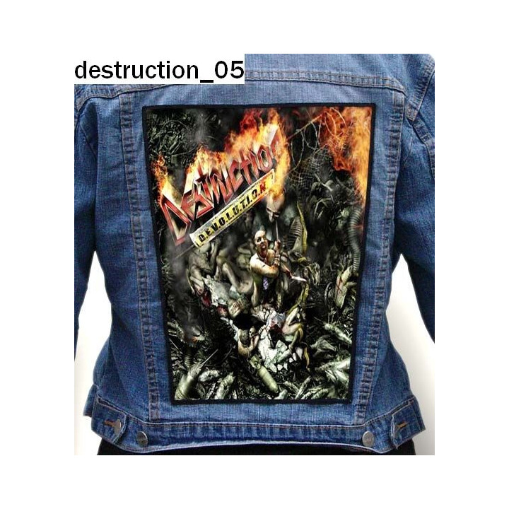 Destruction Backpatch Giant Back Patch Rückenaufnäher Aufnäher 