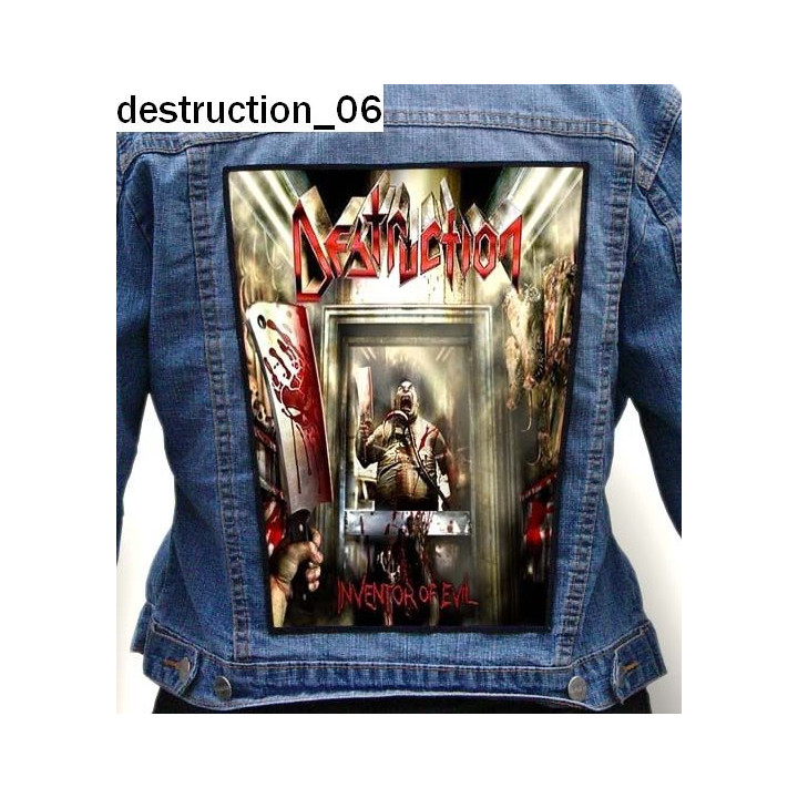 Destruction Backpatch Giant Back Patch Rückenaufnäher Aufnäher 