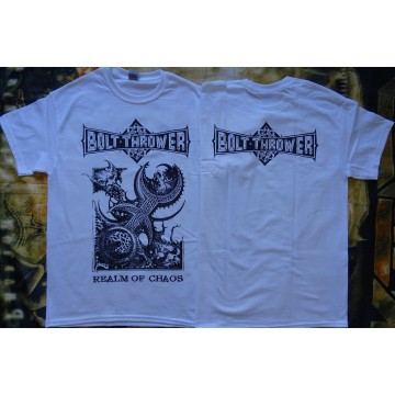Bolt Thrower Realm of Chaos T-Shirt Old School Death Metal Grind Core