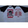 Slayer Slaytanic Wehrmacht World Sacrifice Tour 1989 Official Baseball T-Shirt