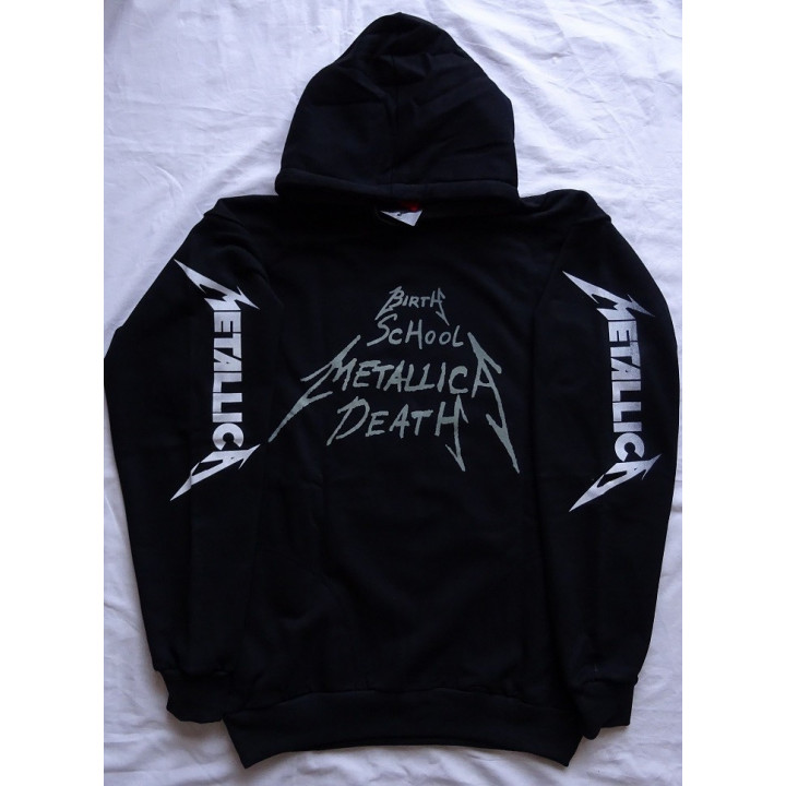 Metallica Black Album Birth School Metallica Death Enter Sandman Thrash Metal Hoodie Kapuzenjacke 
