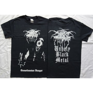 DarkThrone Transilvanian Hunger Dark Throne Unholy Black Metal True Norwegian Black Metal Official T-Shirt All Size Alle Größe