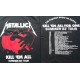 METALLICA Kill 'Em All Tour 1983 Official Licensed T-Shirt