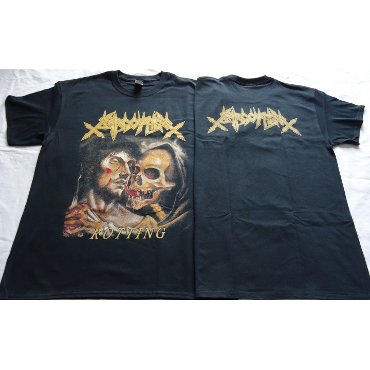 Sarcofago Rotting Official T-Shirt Death Thrash Black Metal 