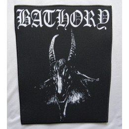 BATHORY GOAT BACKPATCH BLACK METAL 666  RÜCKENAUFNÄHER Giant Back Patch Aufnäher Ltd
