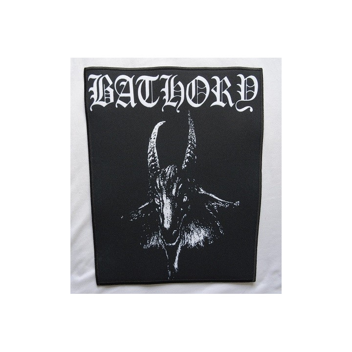 BATHORY GOAT BACKPATCH BLACK METAL 666  RÜCKENAUFNÄHER Giant Back Patch Aufnäher Ltd