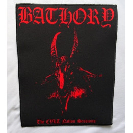 BATHORY GOAT BACKPATCH BLACK METAL 666 RÜCKENAUFNÄHER Giant Back Patch Aufnäher Ltd