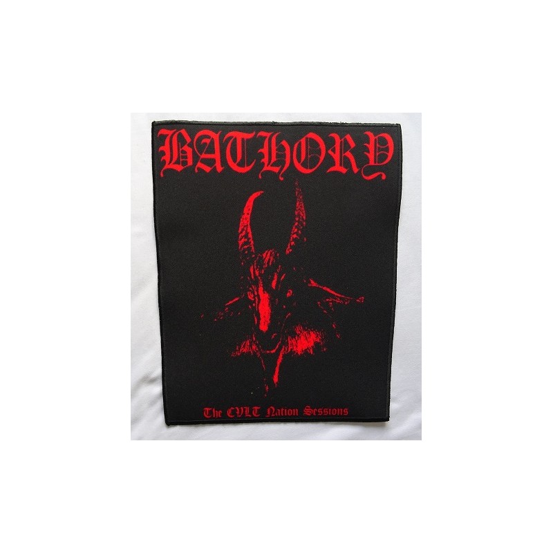 BATHORY GOAT BACKPATCH BLACK METAL 666 RÜCKENAUFNÄHER Giant Back Patch ...